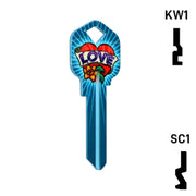 Happy Keys- Love Key (Choose Keyway) Residential-Commercial Key Howard Keys