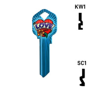 Happy Keys- Love Key (Choose Keyway) Residential-Commercial Key Howard Keys