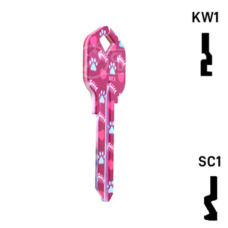 Happy Keys- Maine Coon Key (Choose Keyway) Residential-Commercial Key Howard Keys