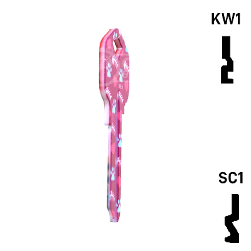 Happy Keys- Maine Coon Key (Choose Keyway) Residential-Commercial Key Howard Keys