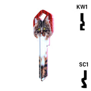 Happy Keys- Maine Coon Key (Choose Keyway) Residential-Commercial Key Howard Keys