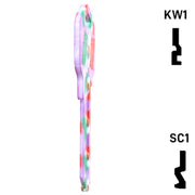 Happy Keys- Mexican Flag Key (Choose Keyway) Residential-Commercial Key Howard Keys