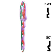 Happy Keys- Mexican Flag Key (Choose Keyway) Residential-Commercial Key Howard Keys