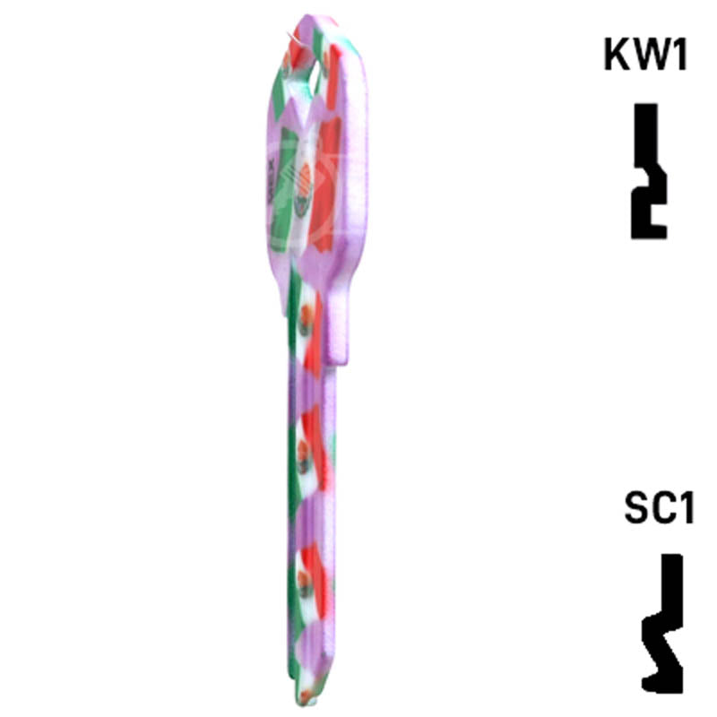 Happy Keys- Mexican Flag Key (Choose Keyway) Residential-Commercial Key Howard Keys