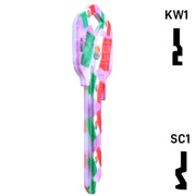 Happy Keys- Mexican Flag Key (Choose Keyway) Residential-Commercial Key Howard Keys