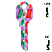 Happy Keys- Mexican Flag Key (Choose Keyway) Residential-Commercial Key Howard Keys