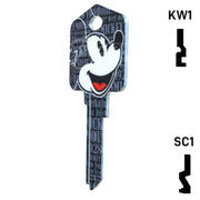 Happy Keys- Mickey Mouse Key (Choose Keyway) Residential-Commercial Key Howard Keys