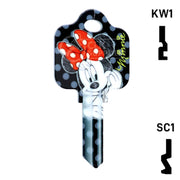 Happy Keys- Minnie Mouse Key (Choose Keyway) Residential-Commercial Key Howard Keys