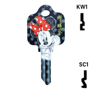 Happy Keys- Minnie Mouse Key (Choose Keyway) Residential-Commercial Key Howard Keys