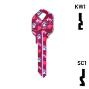 Happy Keys- Orange Tabby Key (Choose Keyway) Residential-Commercial Key Howard Keys