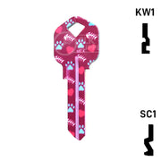Happy Keys- Orange Tabby Key (Choose Keyway) Residential-Commercial Key Howard Keys