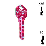 Happy Keys- Orange Tabby Key (Choose Keyway) Residential-Commercial Key Howard Keys