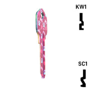 Happy Keys- Orange Tabby Key (Choose Keyway) Residential-Commercial Key Howard Keys