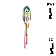 Happy Keys- Orange Tabby Key (Choose Keyway) Residential-Commercial Key Howard Keys
