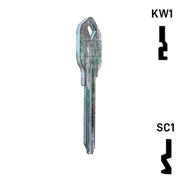 Happy Keys- Pine Camouflage Key (Choose Keyway) Residential-Commercial Key Howard Keys
