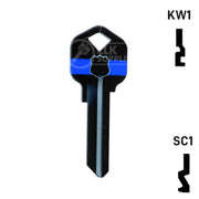 Happy Keys- Police Key (Choose Keyway) Residential-Commercial Key Howard Keys