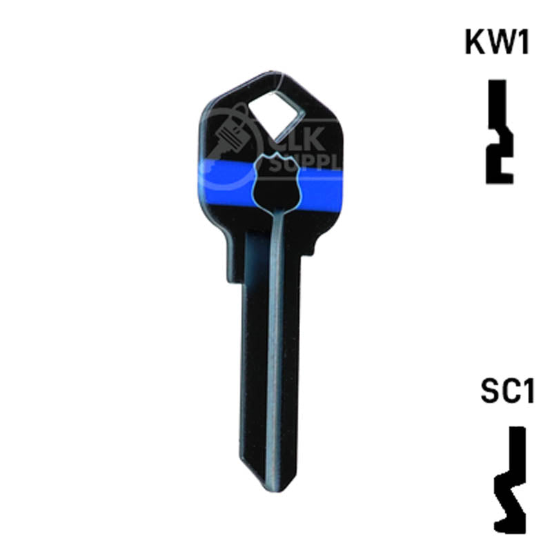 Happy Keys- Police Key (Choose Keyway) Residential-Commercial Key Howard Keys