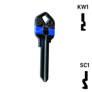 Happy Keys- Police Key (Choose Keyway) Residential-Commercial Key Howard Keys