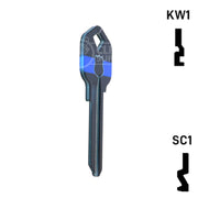 Happy Keys- Police Key (Choose Keyway) Residential-Commercial Key Howard Keys