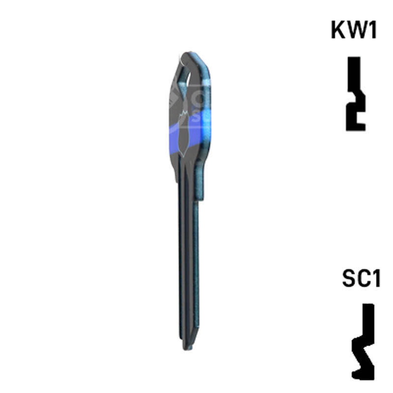 Happy Keys- Police Key (Choose Keyway) Residential-Commercial Key Howard Keys
