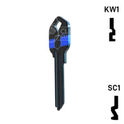 Happy Keys- Police Key (Choose Keyway) Residential-Commercial Key Howard Keys