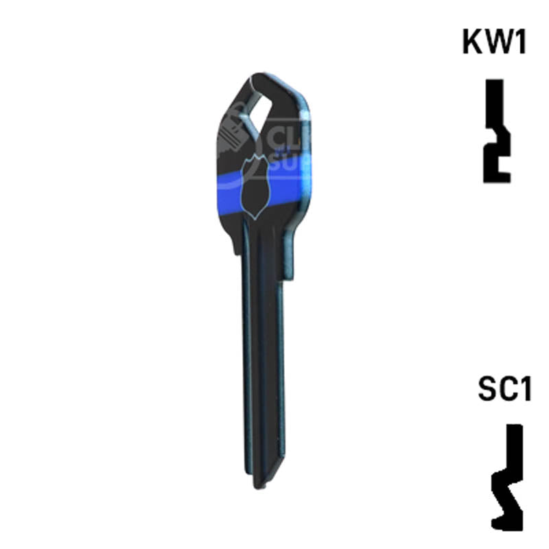 Happy Keys- Police Key (Choose Keyway) Residential-Commercial Key Howard Keys