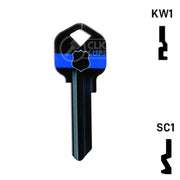 Happy Keys- Police Key (Choose Keyway) Residential-Commercial Key Howard Keys