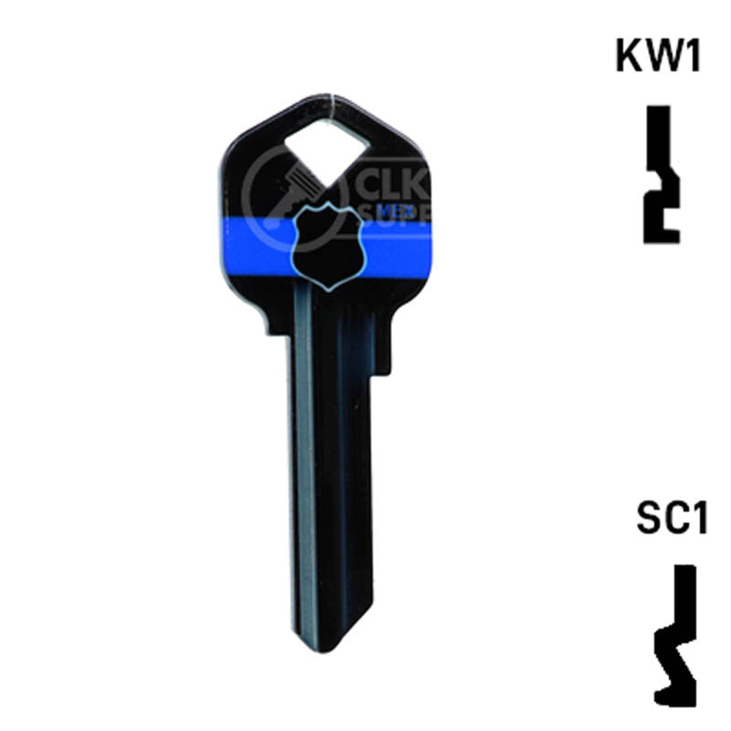 Happy Keys- Police Key (Choose Keyway) Residential-Commercial Key Howard Keys