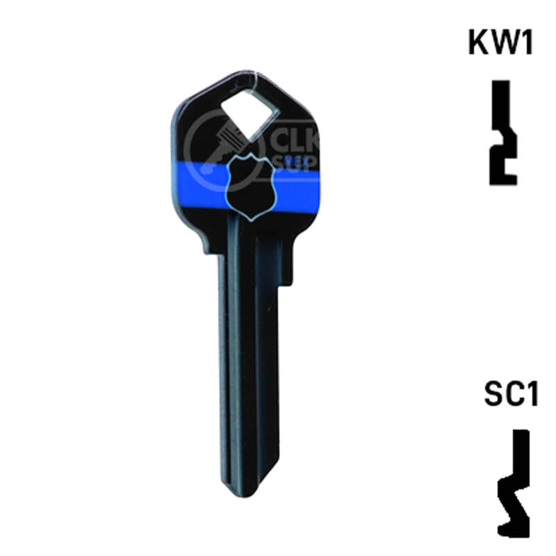Happy Keys- Police Key (Choose Keyway) Residential-Commercial Key Howard Keys