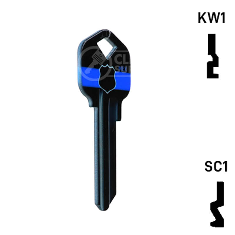 Happy Keys- Police Key (Choose Keyway) Residential-Commercial Key Howard Keys
