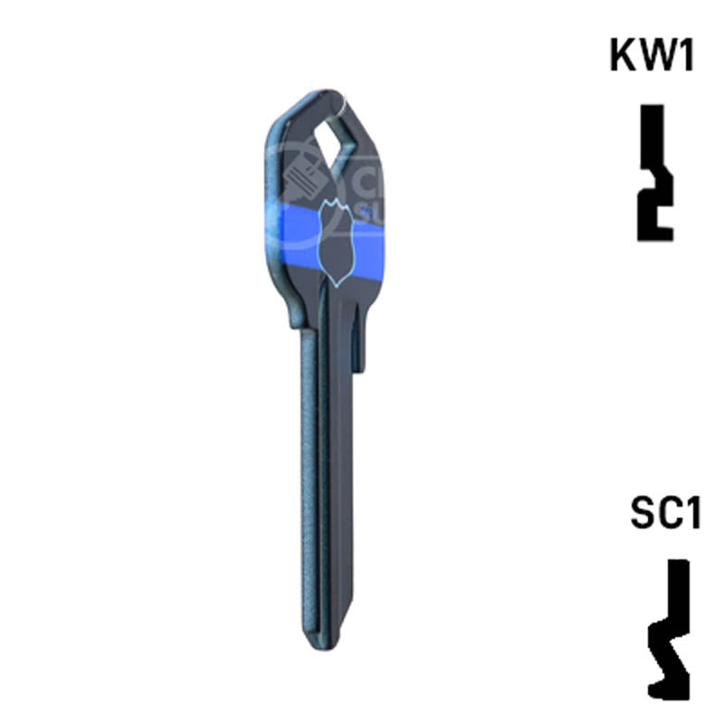 Happy Keys- Police Key (Choose Keyway) Residential-Commercial Key Howard Keys
