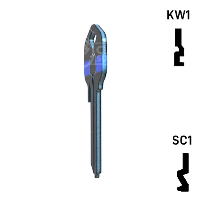 Happy Keys- Police Key (Choose Keyway) Residential-Commercial Key Howard Keys