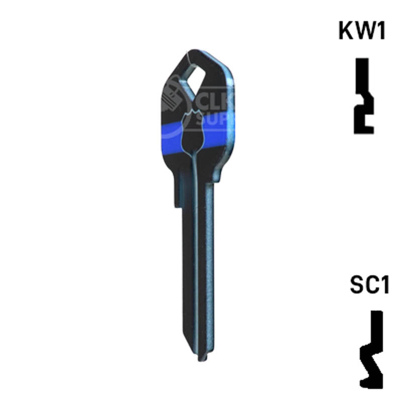 Happy Keys- Police Key (Choose Keyway) Residential-Commercial Key Howard Keys