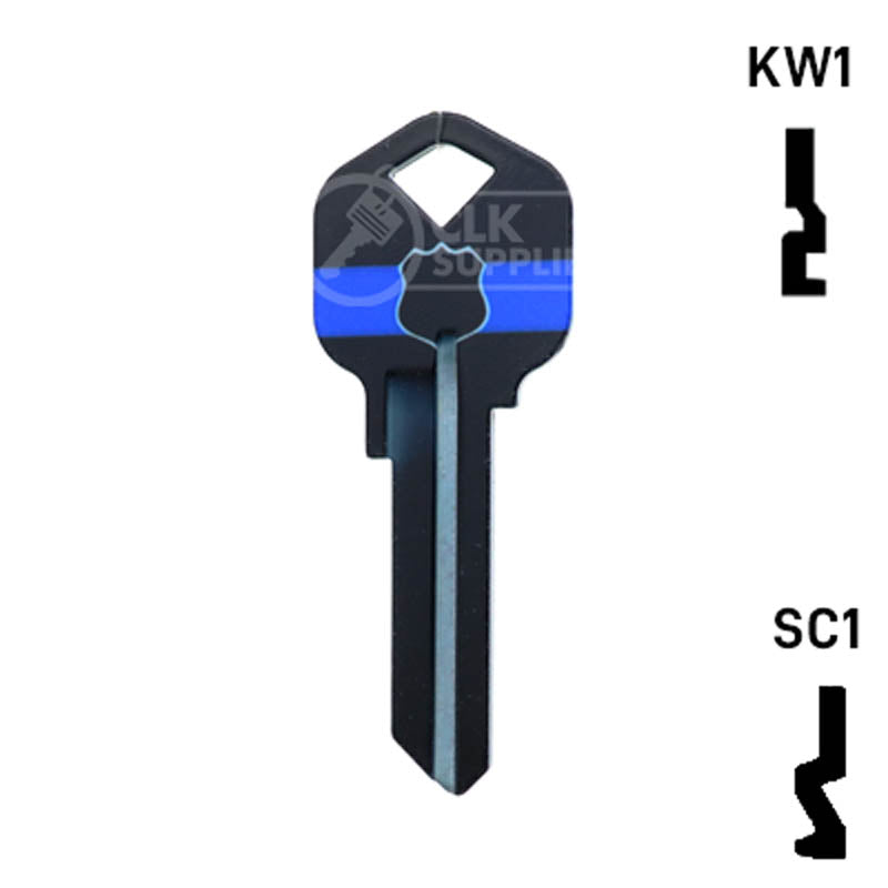 Happy Keys- Police Key (Choose Keyway) Residential-Commercial Key Howard Keys