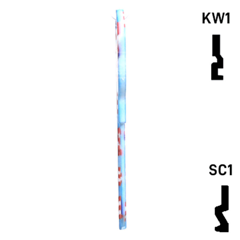 Happy Keys- Puerto Rican Flag Key (Choose Keyway) Residential-Commercial Key Howard Keys