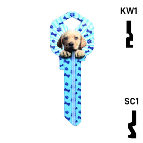Happy Keys- Puppy Key (Choose Keyway) Residential-Commercial Key Howard Keys