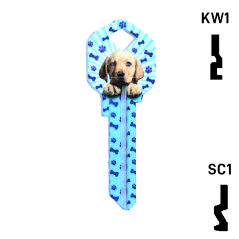 Happy Keys- Puppy Key (Choose Keyway) Residential-Commercial Key Howard Keys
