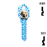 Happy Keys- Puppy Key (Choose Keyway) Residential-Commercial Key Howard Keys