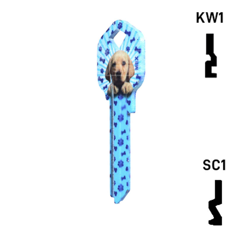 Happy Keys- Puppy Key (Choose Keyway) Residential-Commercial Key Howard Keys