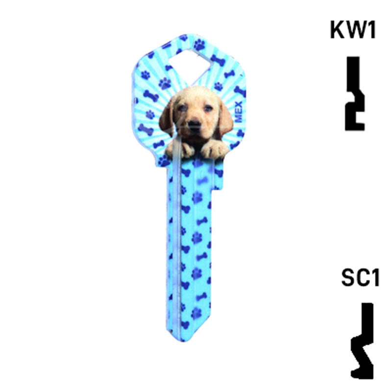 Happy Keys- Puppy Key (Choose Keyway) Residential-Commercial Key Howard Keys