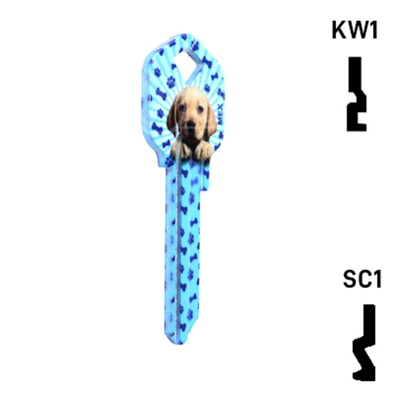 Happy Keys- Puppy Key (Choose Keyway) Residential-Commercial Key Howard Keys