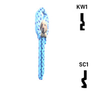 Happy Keys- Puppy Key (Choose Keyway) Residential-Commercial Key Howard Keys