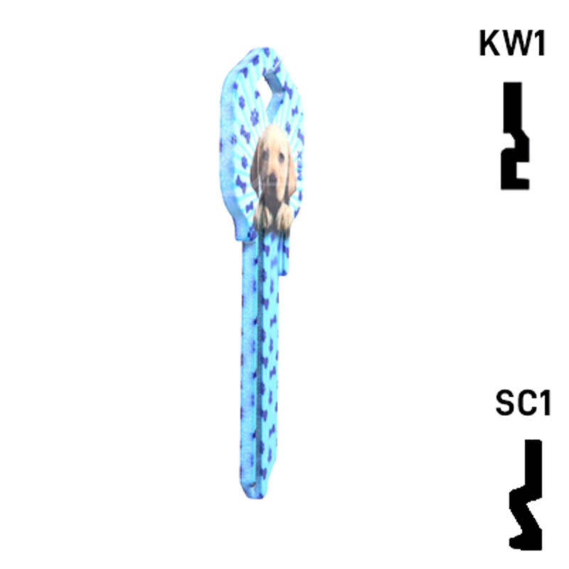 Happy Keys- Puppy Key (Choose Keyway) Residential-Commercial Key Howard Keys