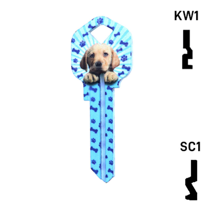Happy Keys- Puppy Key (Choose Keyway) Residential-Commercial Key Howard Keys