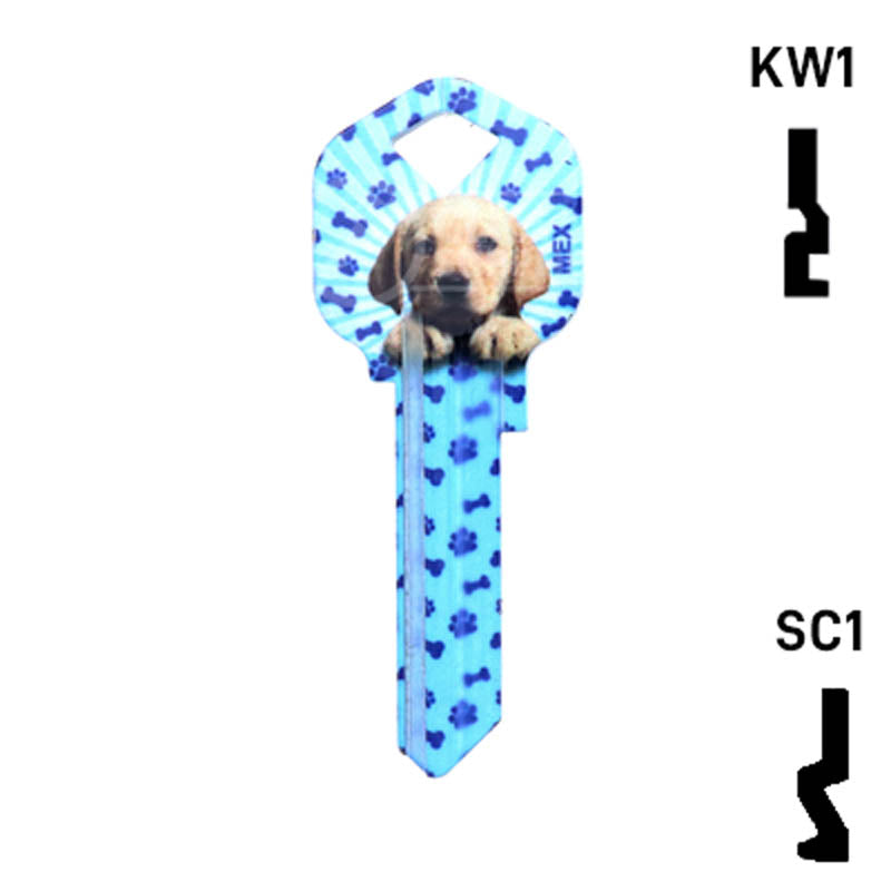 Happy Keys- Puppy Key (Choose Keyway) Residential-Commercial Key Howard Keys