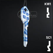 Happy Keys- Quebec Flag Key (Choose Keyway) Residential-Commercial Key Howard Keys