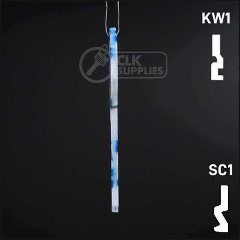 Happy Keys- Quebec Flag Key (Choose Keyway) Residential-Commercial Key Howard Keys