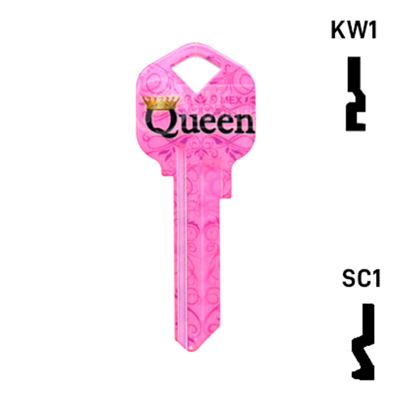 Happy Keys- Queen Key (Choose Keyway) Residential-Commercial Key Howard Keys