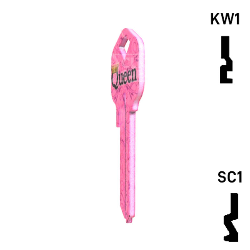 Happy Keys- Queen Key (Choose Keyway) Residential-Commercial Key Howard Keys