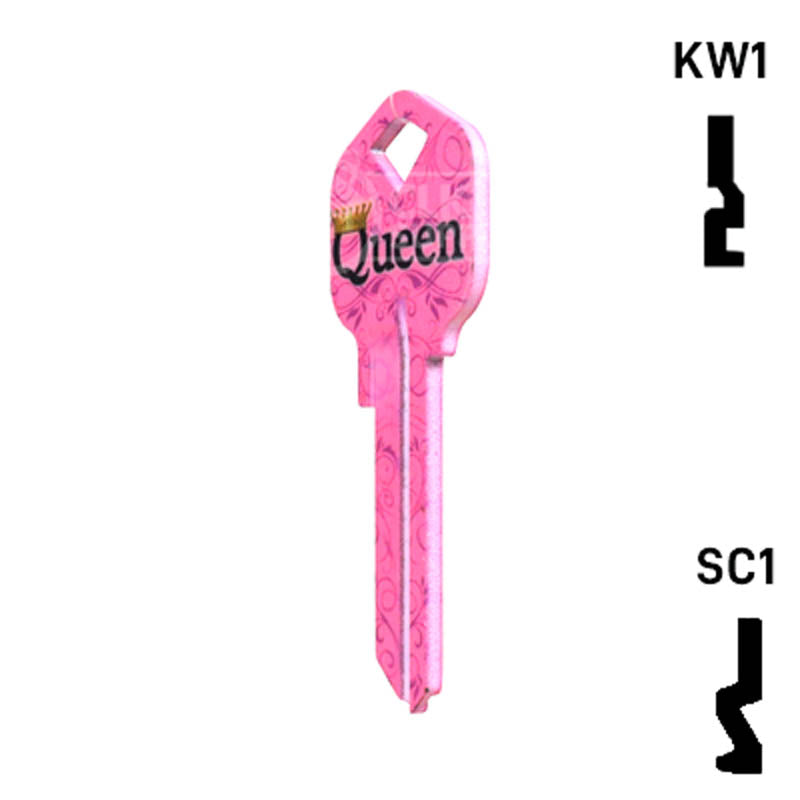 Happy Keys- Queen Key (Choose Keyway) Residential-Commercial Key Howard Keys